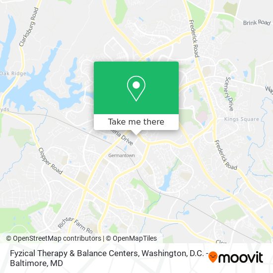 Fyzical Therapy & Balance Centers map