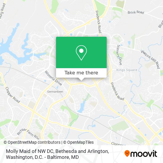 Mapa de Molly Maid of NW DC, Bethesda and Arlington