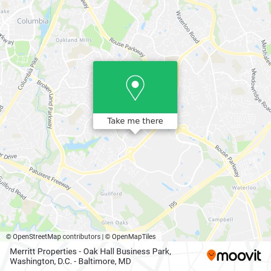 Merritt Properties - Oak Hall Business Park map