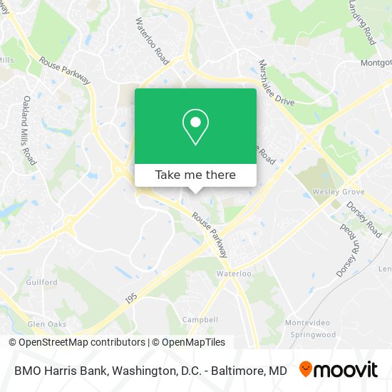 BMO Harris Bank map