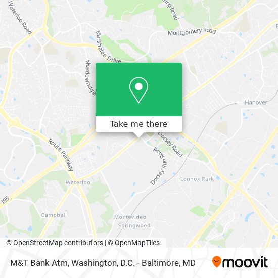 M&T Bank Atm map