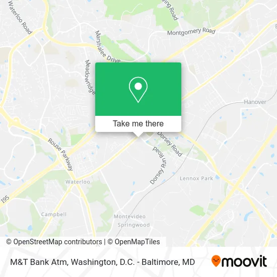 M&T Bank Atm map