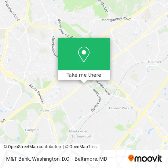 M&T Bank map
