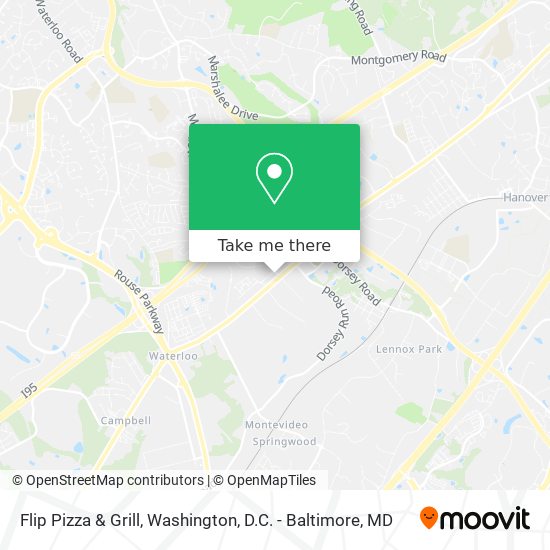 Flip Pizza & Grill map