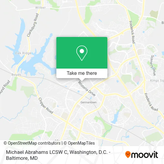 Mapa de Michael Abrahams LCSW C