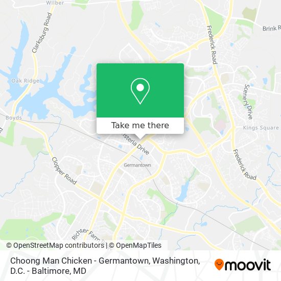 Mapa de Choong Man Chicken - Germantown