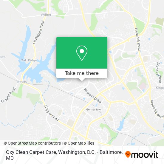 Mapa de Oxy Clean Carpet Care