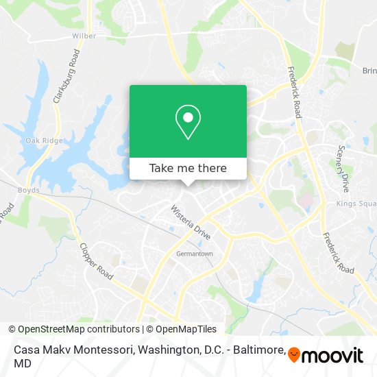 Casa Makv Montessori map