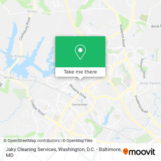 Mapa de Jaky Cleaning Services