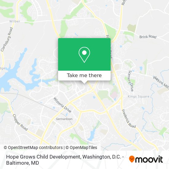 Hope Grows Child Development map