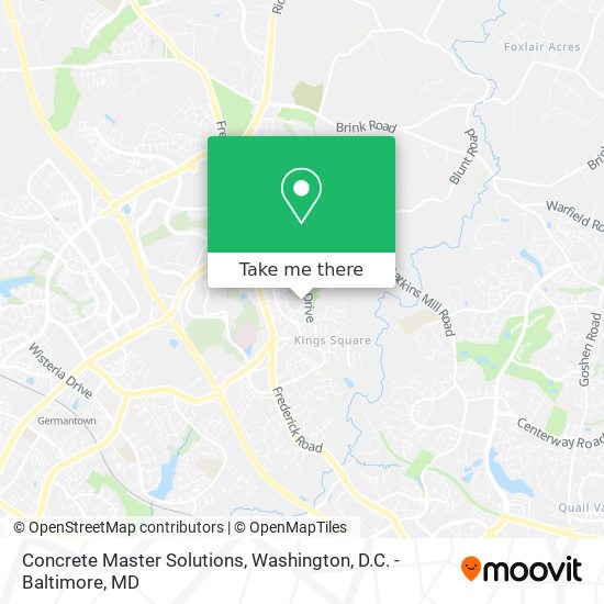 Concrete Master Solutions map