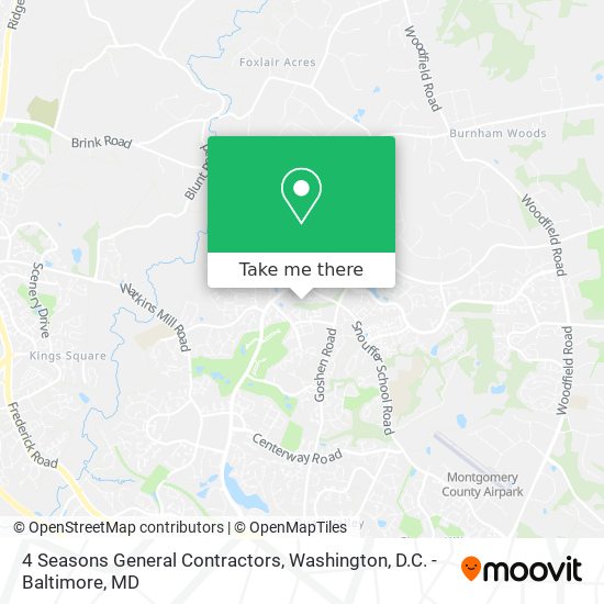 4 Seasons General Contractors map