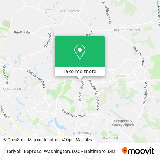 Teriyaki Express map