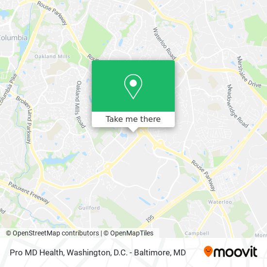 Pro MD Health map