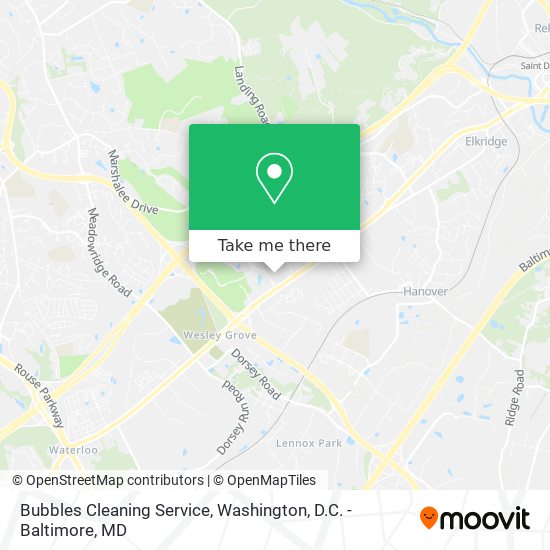 Mapa de Bubbles Cleaning Service