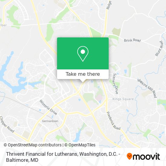 Mapa de Thrivent Financial for Lutherans