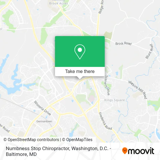Numbness Stop Chiropractor map