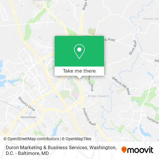 Mapa de Duron Marketing & Business Services