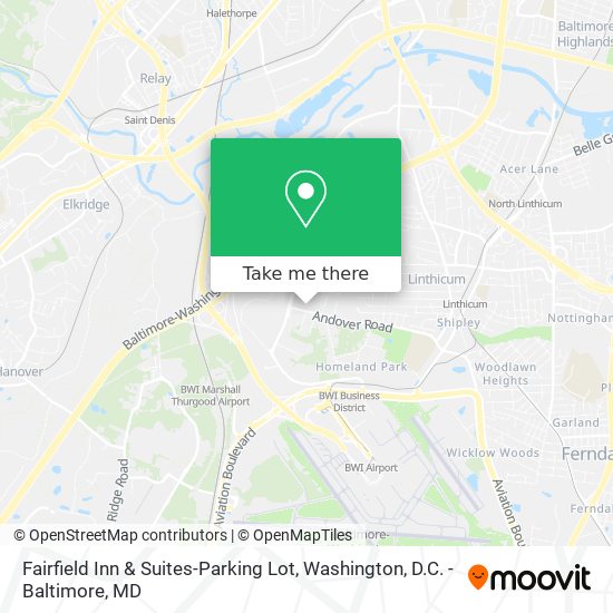 Mapa de Fairfield Inn & Suites-Parking Lot