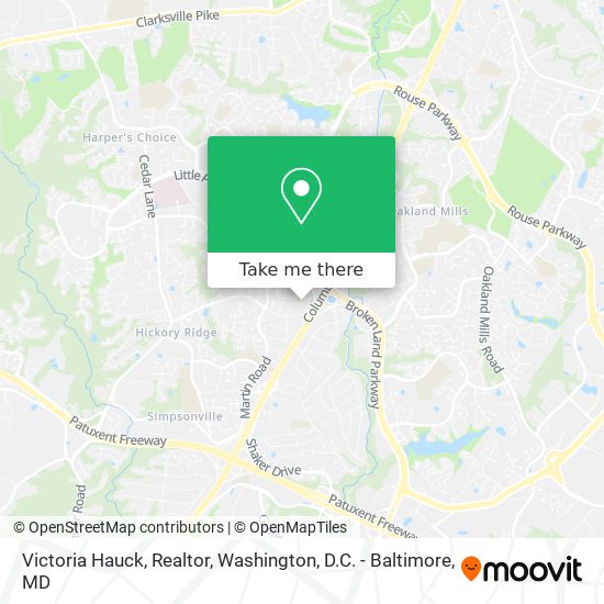 Mapa de Victoria Hauck, Realtor