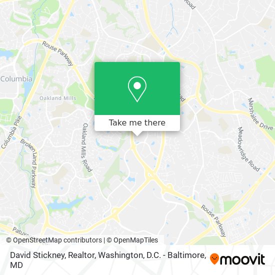 David Stickney, Realtor map