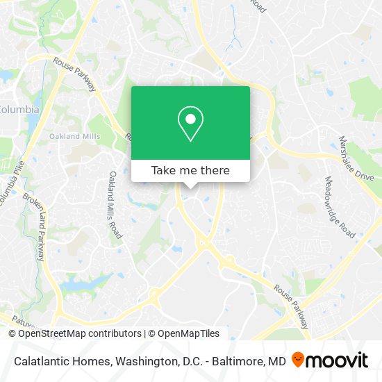 Calatlantic Homes map