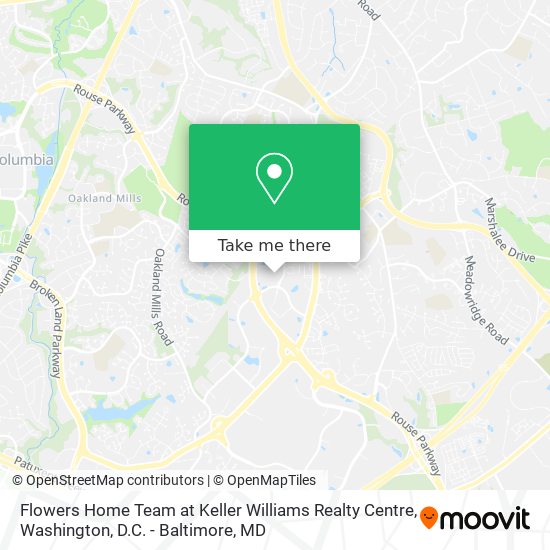 Mapa de Flowers Home Team at Keller Williams Realty Centre