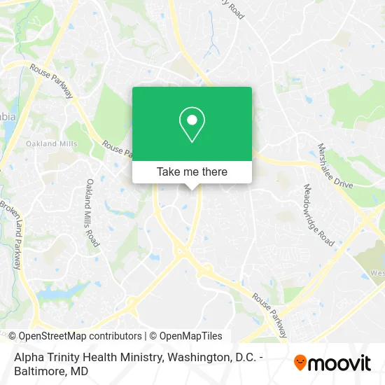 Alpha Trinity Health Ministry map