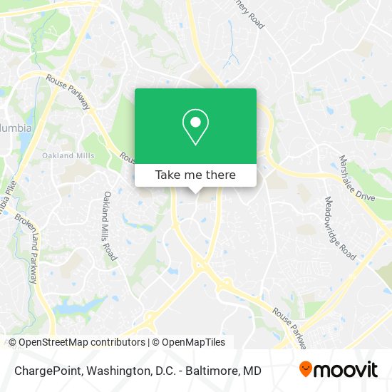 Mapa de ChargePoint