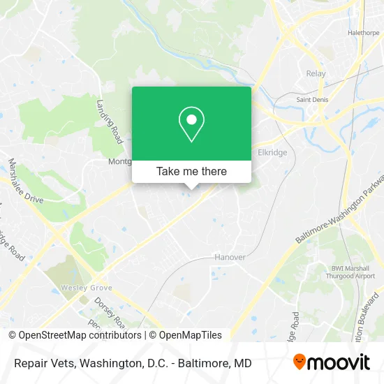 Mapa de Repair Vets