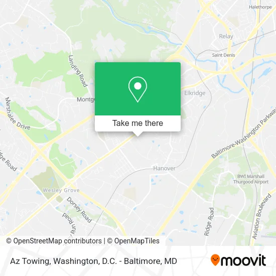 Az Towing map
