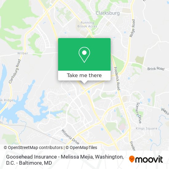 Goosehead Insurance - Melissa Mejia map