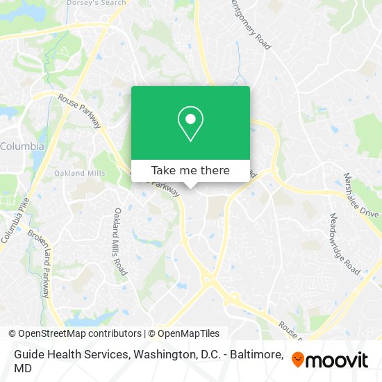 Guide Health Services map