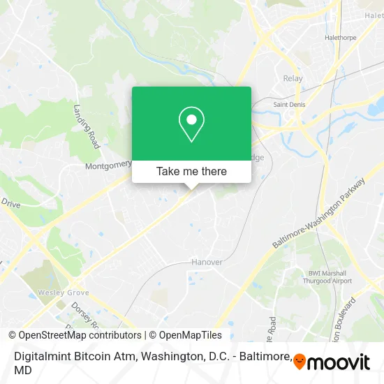 Mapa de Digitalmint Bitcoin Atm
