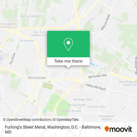 ¿Cómo llegar a Furlong's Sheet Metal en Washington, D.C. Baltimore, MD en