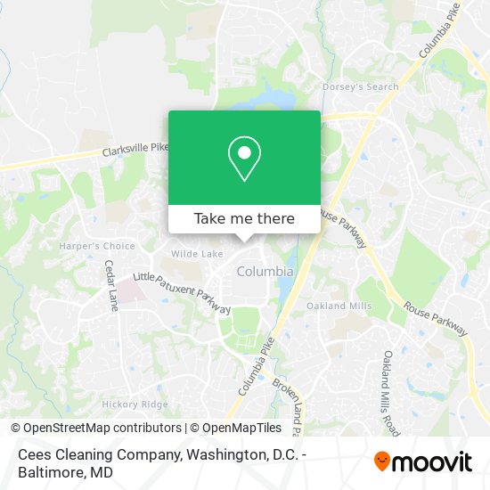 Mapa de Cees Cleaning Company