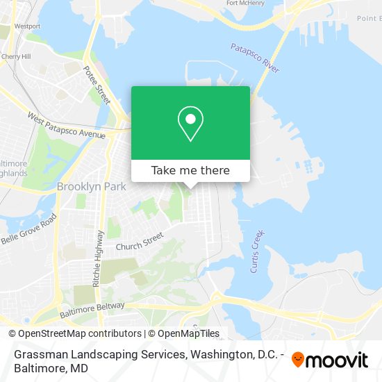 Grassman Landscaping Services map