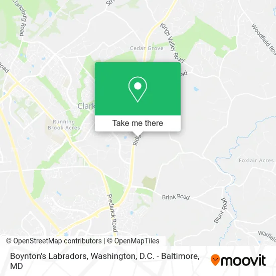 Boynton's Labradors map