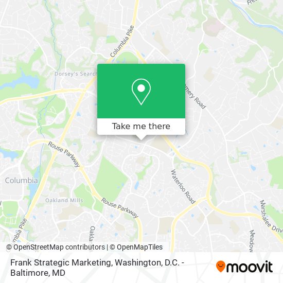 Frank Strategic Marketing map