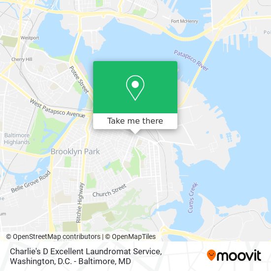 Mapa de Charlie's D Excellent Laundromat Service