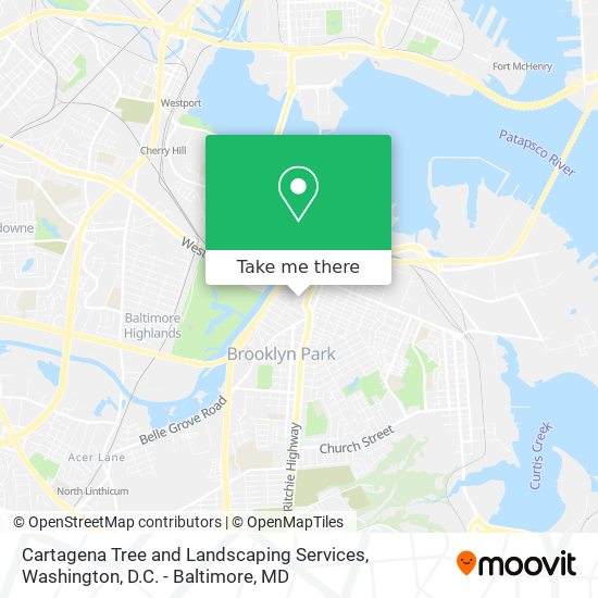 Cartagena Tree and Landscaping Services map