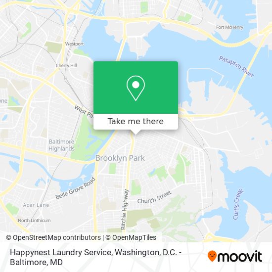 Happynest Laundry Service map