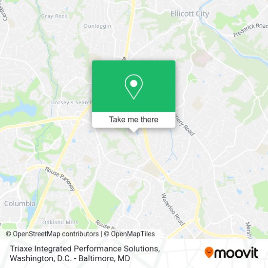 Triaxe Integrated Performance Solutions map