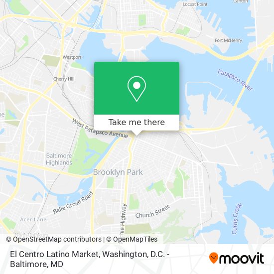 El Centro Latino Market map