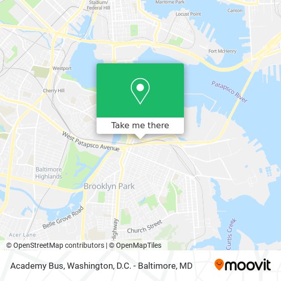 Academy Bus map