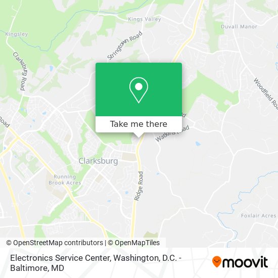 Electronics Service Center map
