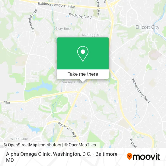 Alpha Omega Clinic map