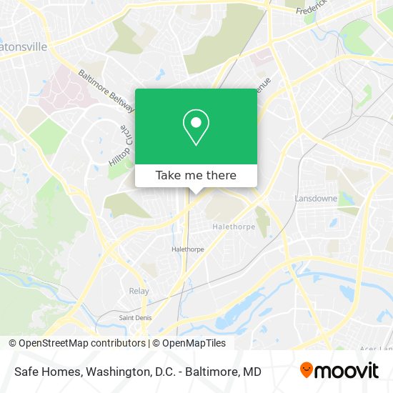 Mapa de Safe Homes