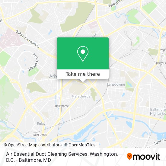 Air Essential Duct Cleaning Services map