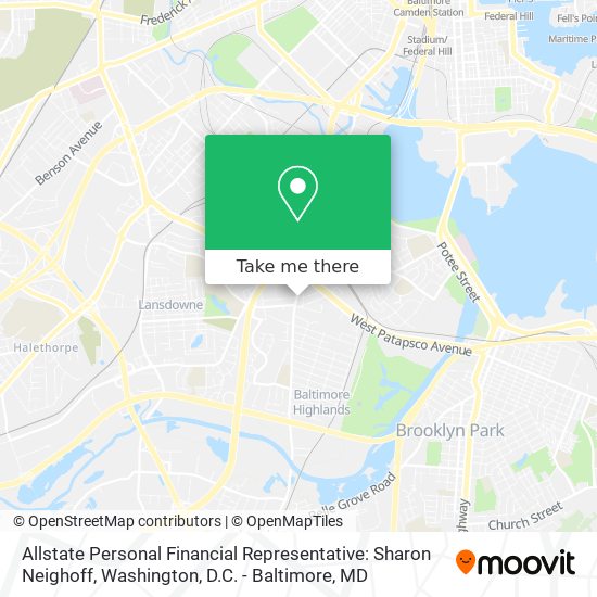 Mapa de Allstate Personal Financial Representative: Sharon Neighoff